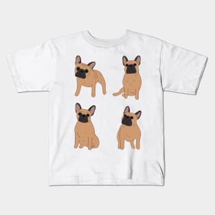 French Bulldog pack Kids T-Shirt